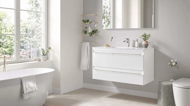meuble salle de bain hauteur