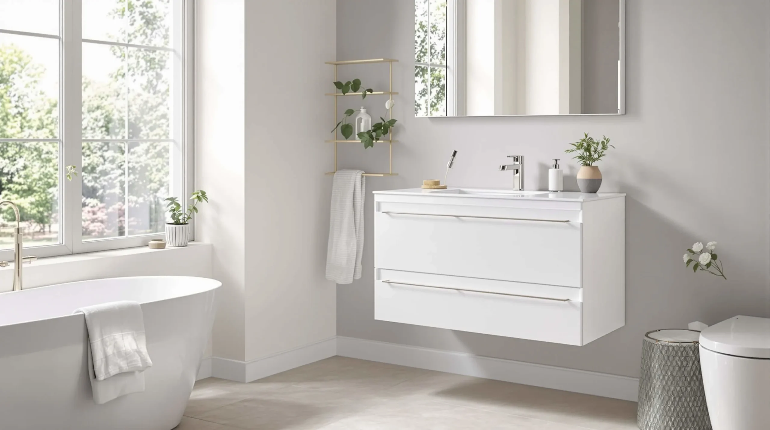 meuble salle de bain hauteur