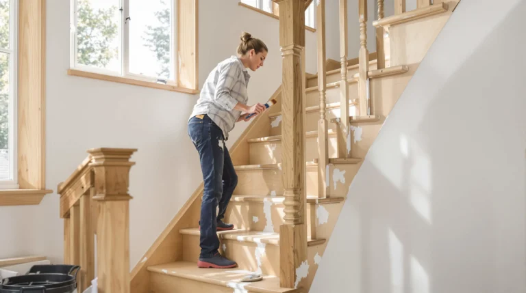 peindre les escaliers en bois