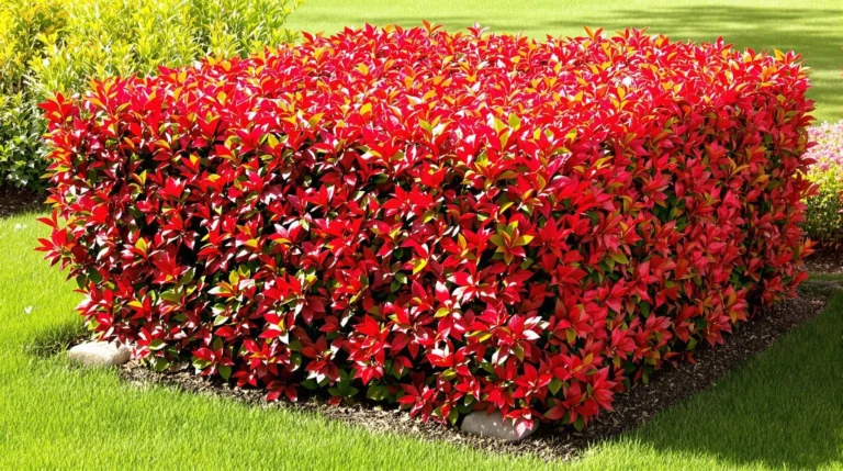 photinia carré rouge