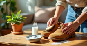 Chaussure en daim nettoyage : astuces simples pour un résultat parfait