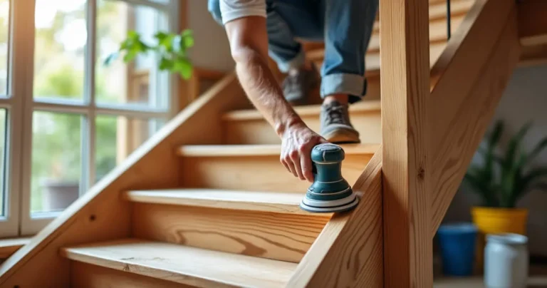 combien de temps pour poncer un escalier