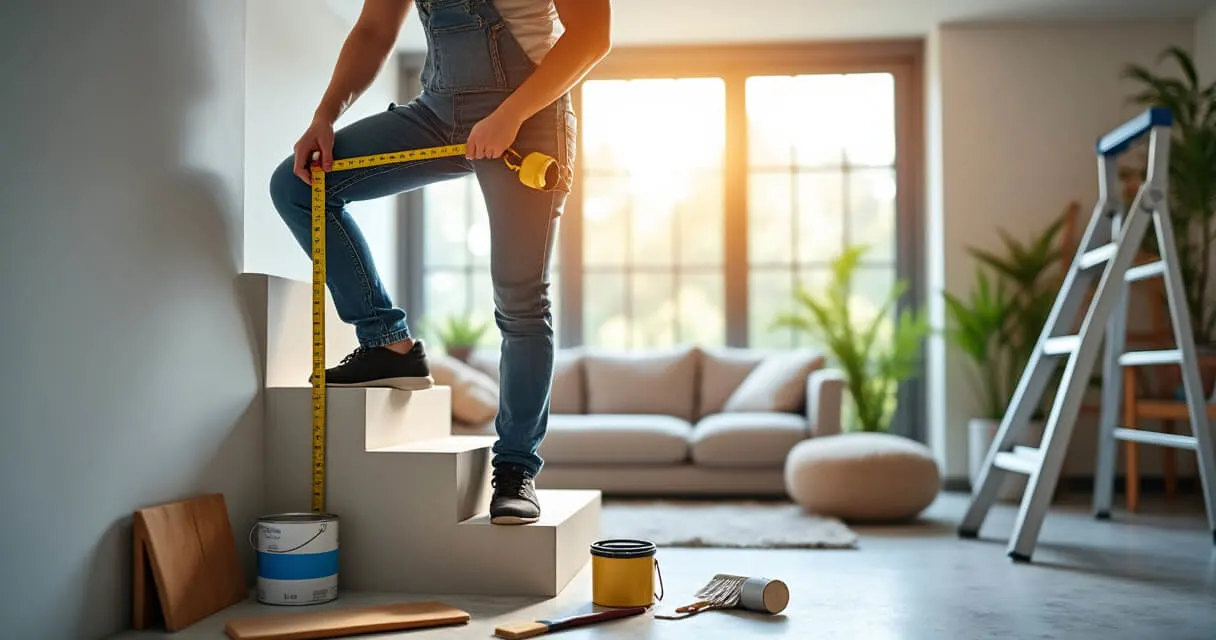 comment calculer le nombre de marche d'un escalier