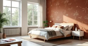 Donnez du caractère à votre chambre avec une tête de lit papier peint