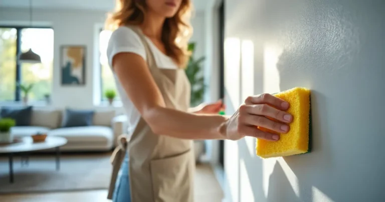 comment enlever la poussière des murs après travaux