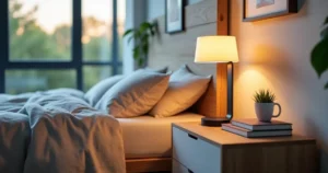 lampe de chevet sans fil pour une ambiance douce et pratique