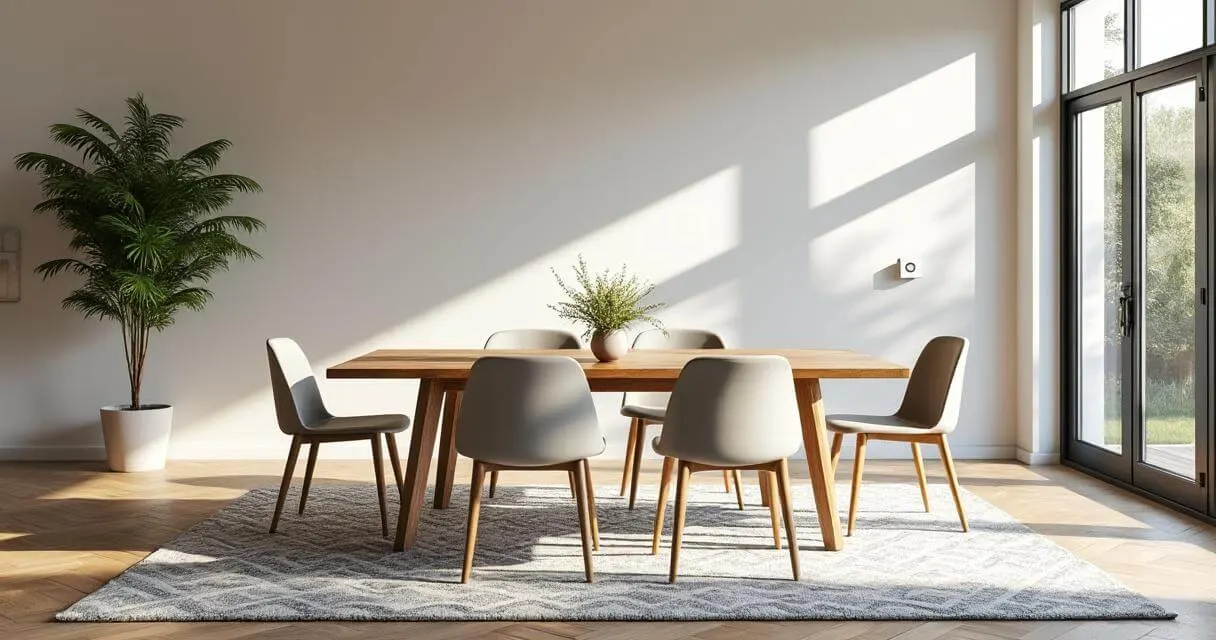 tapis salle à manger