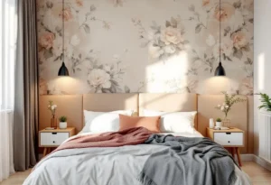 papier peint pour tête de lit : créez un espace unique et cosy
