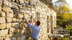 Consolider un mur en pierre qui penche : techniques à découvrir
