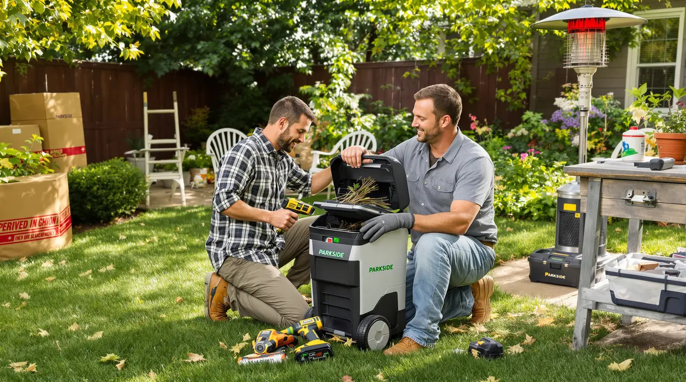 problème broyeur végétaux parkside