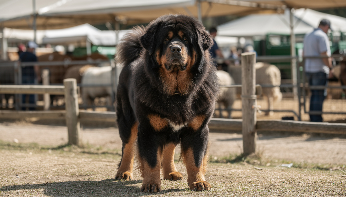 découvrez le dogue du tibet, une race impressionnante présentée au salon de l'agriculture. apprenez tout sur ce chien majestueux et son histoire unique.