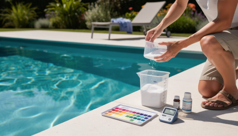 découvrez notre guide pratique pour le dosage du chlore choc par m3 afin d'obtenir une eau de piscine parfaitement traitée, claire et saine.