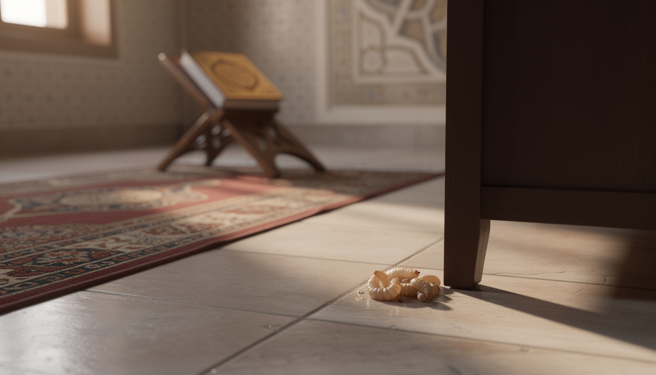 découvrez la signification et l'interprétation de la présence d'asticots dans la maison selon les croyances et traditions islamiques.